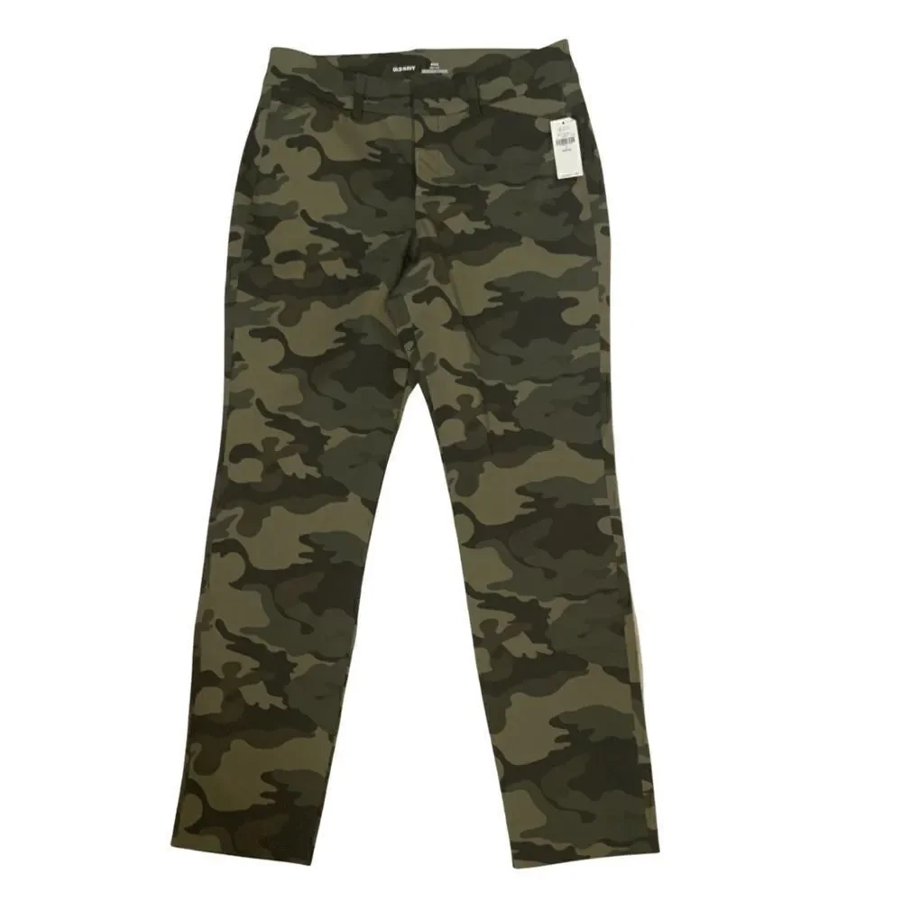 NWT Old Navy High-Waisted Camouflage Patterned Pixie Ankle Pants 2P Petite